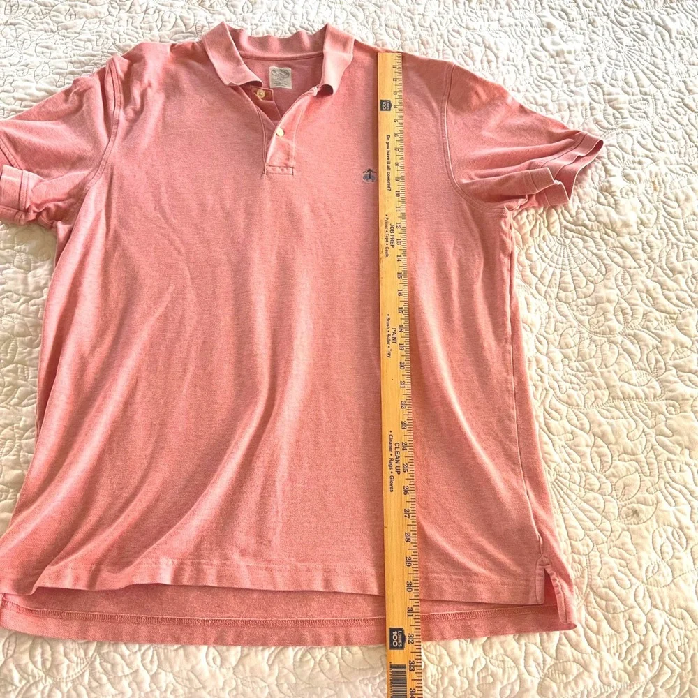 Brooks Brothers Slim Fit Performance Polo XXL Pink‎ Supima Cotton Xlance Stretch